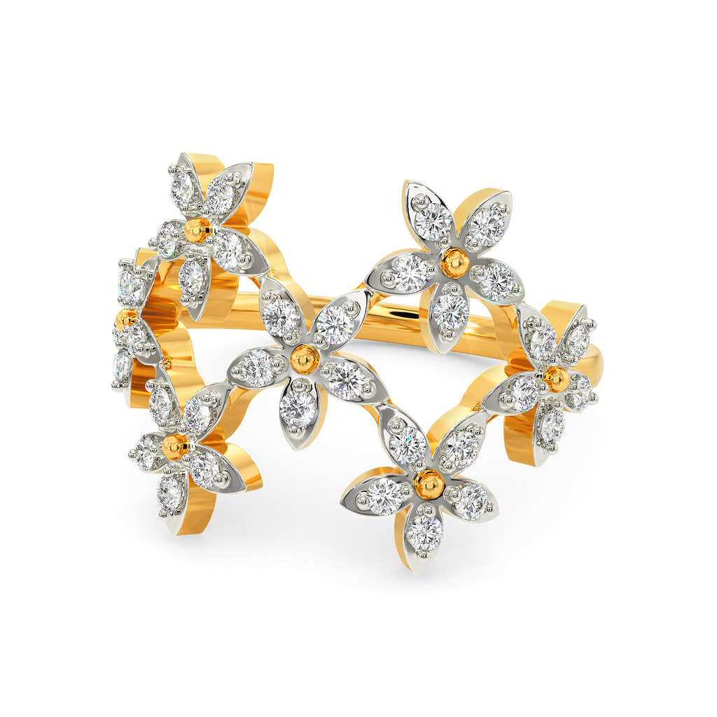More than Florals Diamond Rings