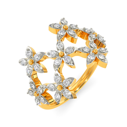 More than Florals Diamond Rings
