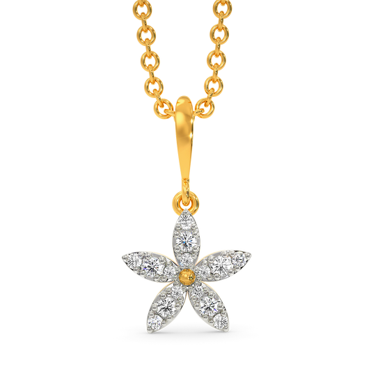 More than Florals Diamond Pendants