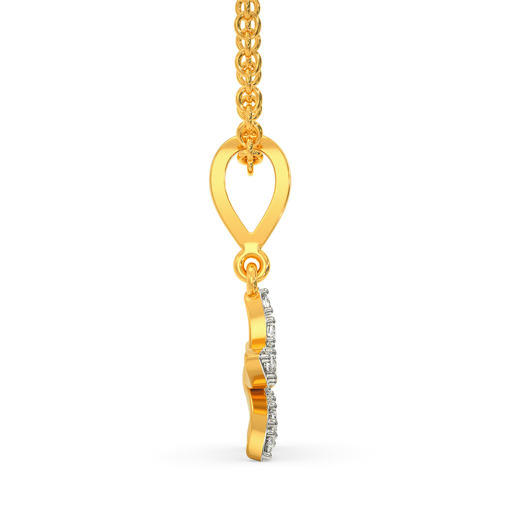 More than Florals Diamond Pendants