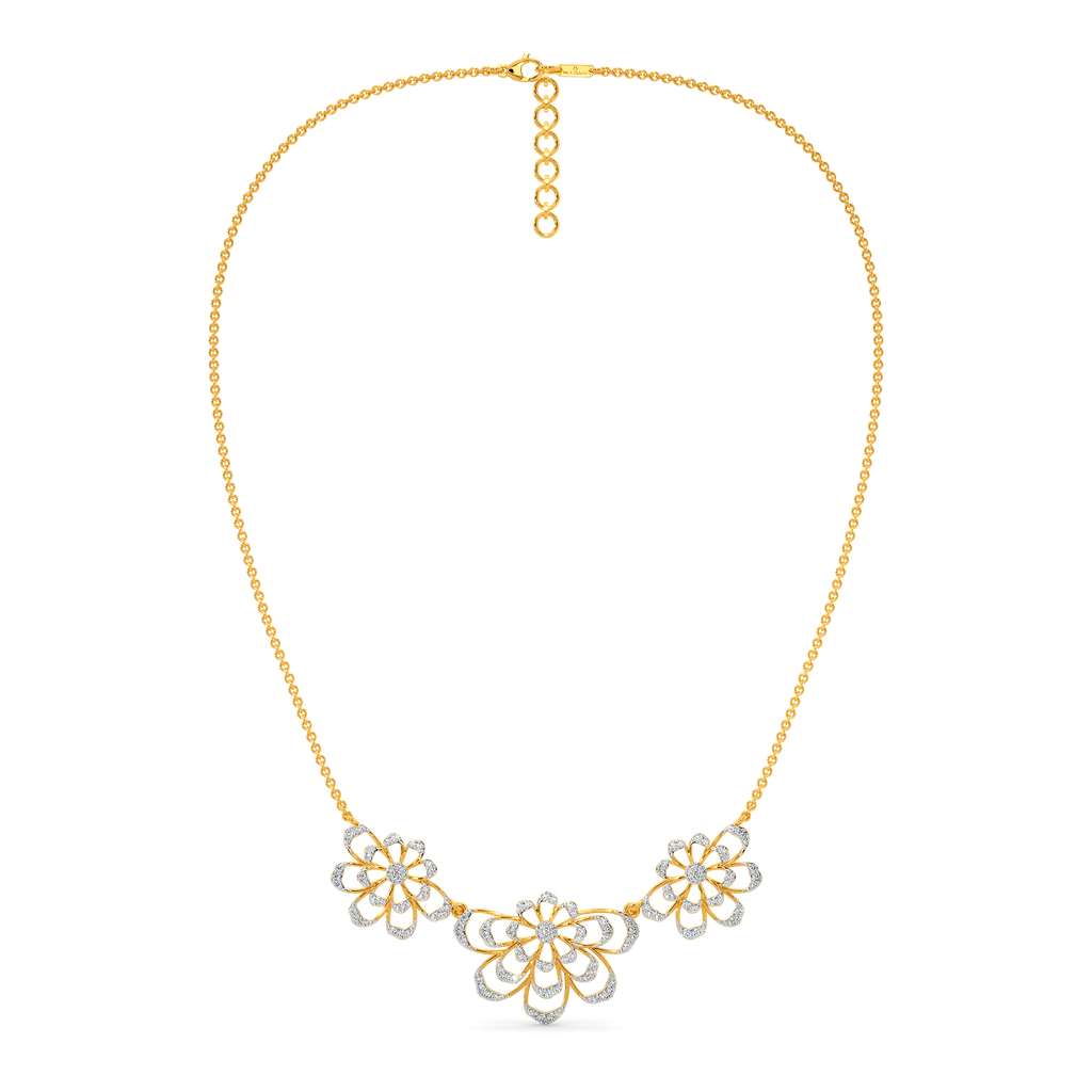 World of Blooms Diamond Necklaces