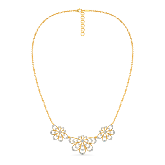 World of Blooms Diamond Necklaces