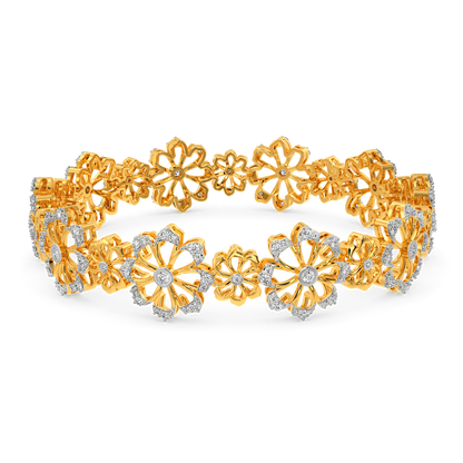 World of Blooms Diamond Bangles