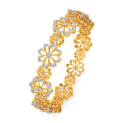 World of Blooms Diamond Bangles