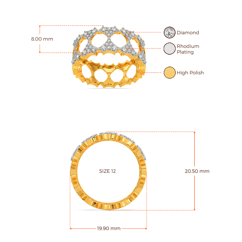 Water Nymph Diamond Rings