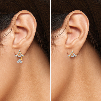 Water Nymph Diamond Earrings