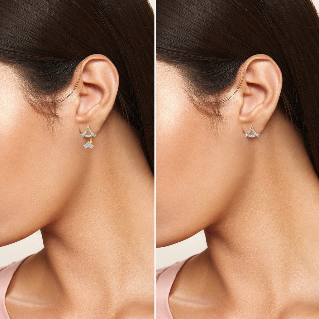 Water Nymph Diamond Earrings