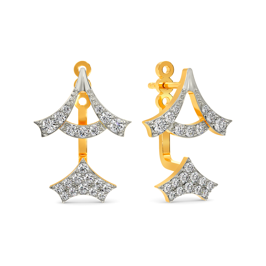 Water Nymph Diamond Earrings