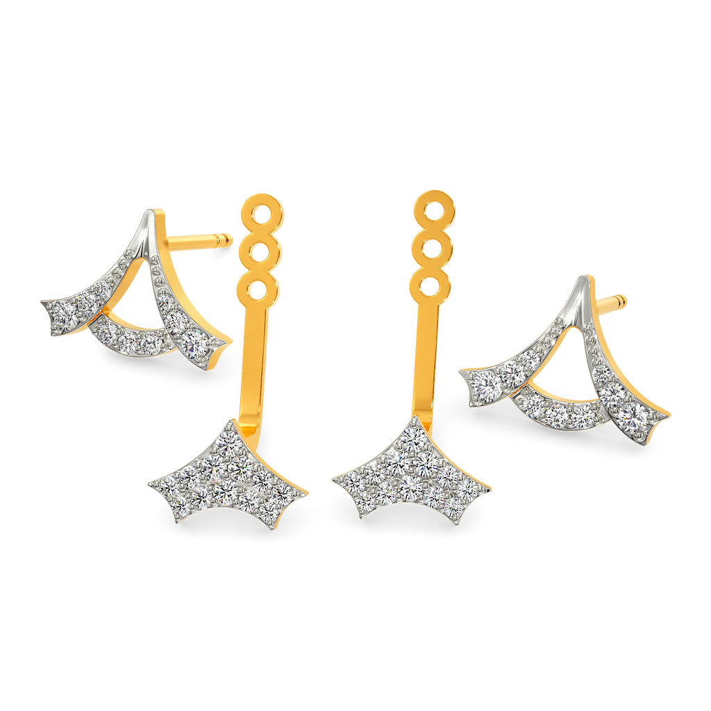 Water Nymph Diamond Earrings