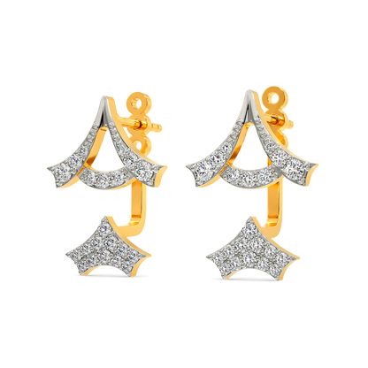 Water Nymph Diamond Earrings