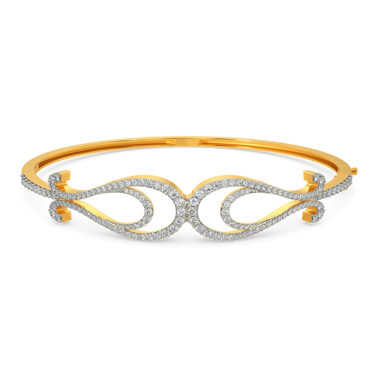 Power of the Ocean Diamond Bangles