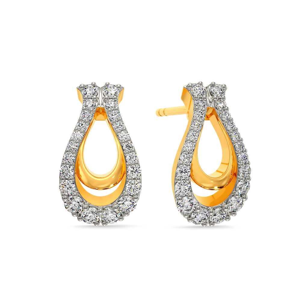 Power of the Ocean Diamond Earrings
