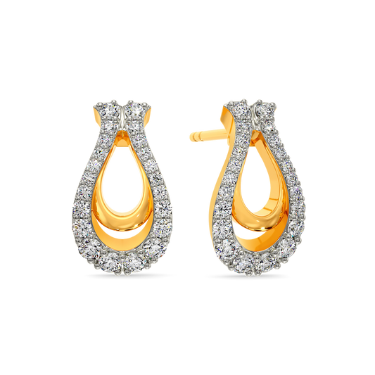 Power of the Ocean Diamond Earrings