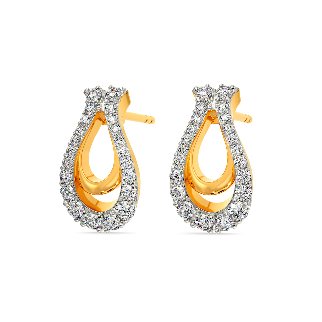 Power of the Ocean Diamond Earrings