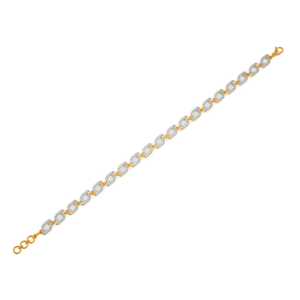 Print Nostalgia Diamond Bracelets