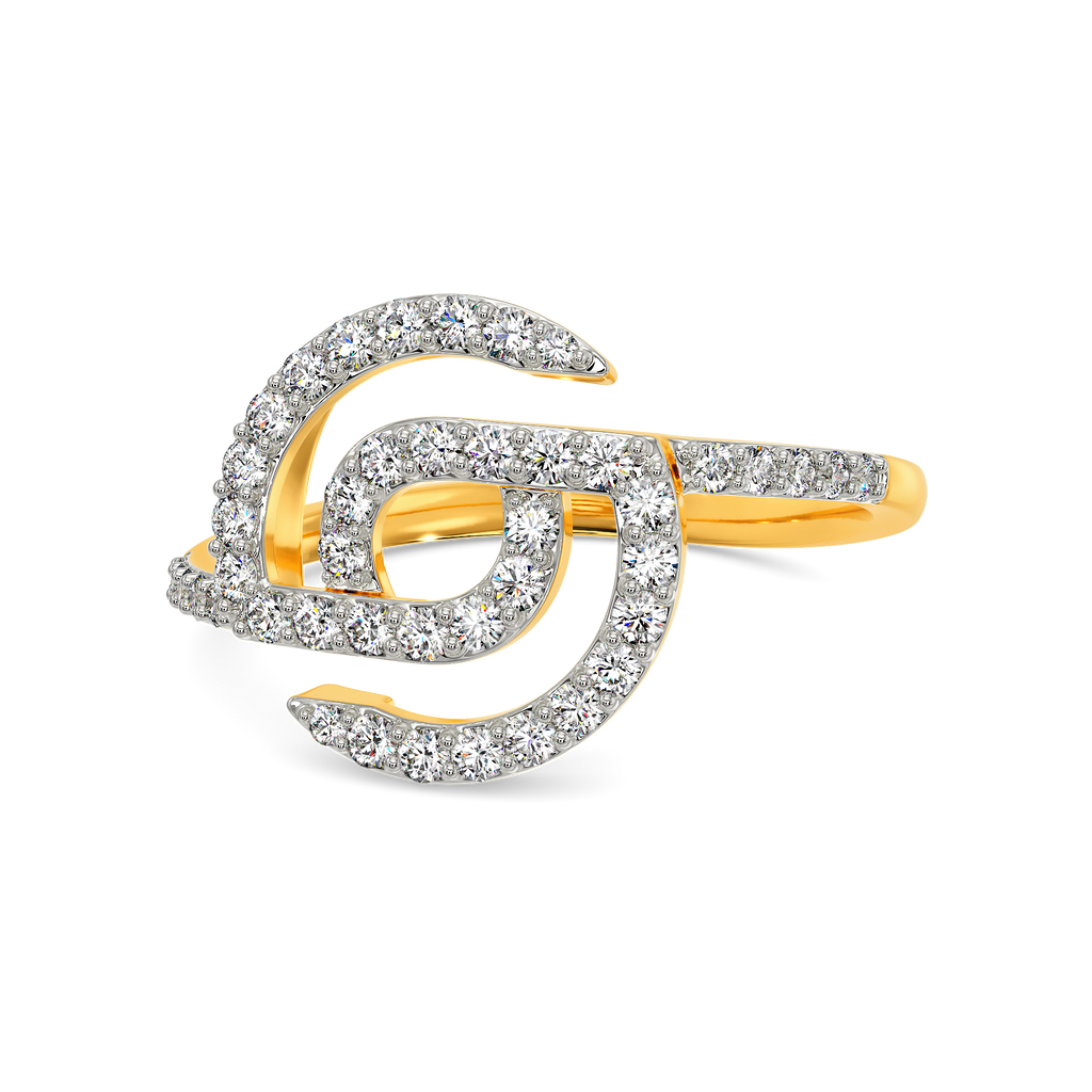Print Nostalgia Diamond Rings