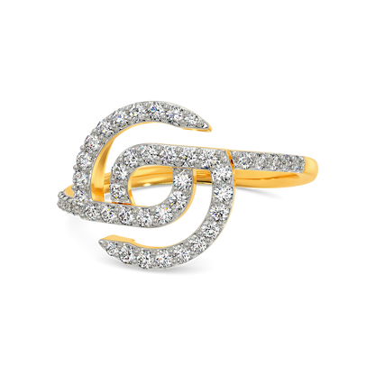 Print Nostalgia Diamond Rings