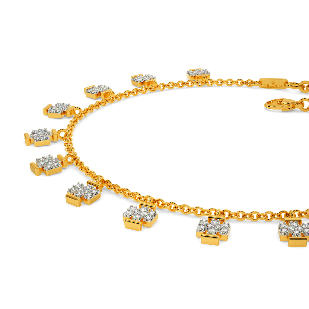 Print Fusion Diamond Bracelets