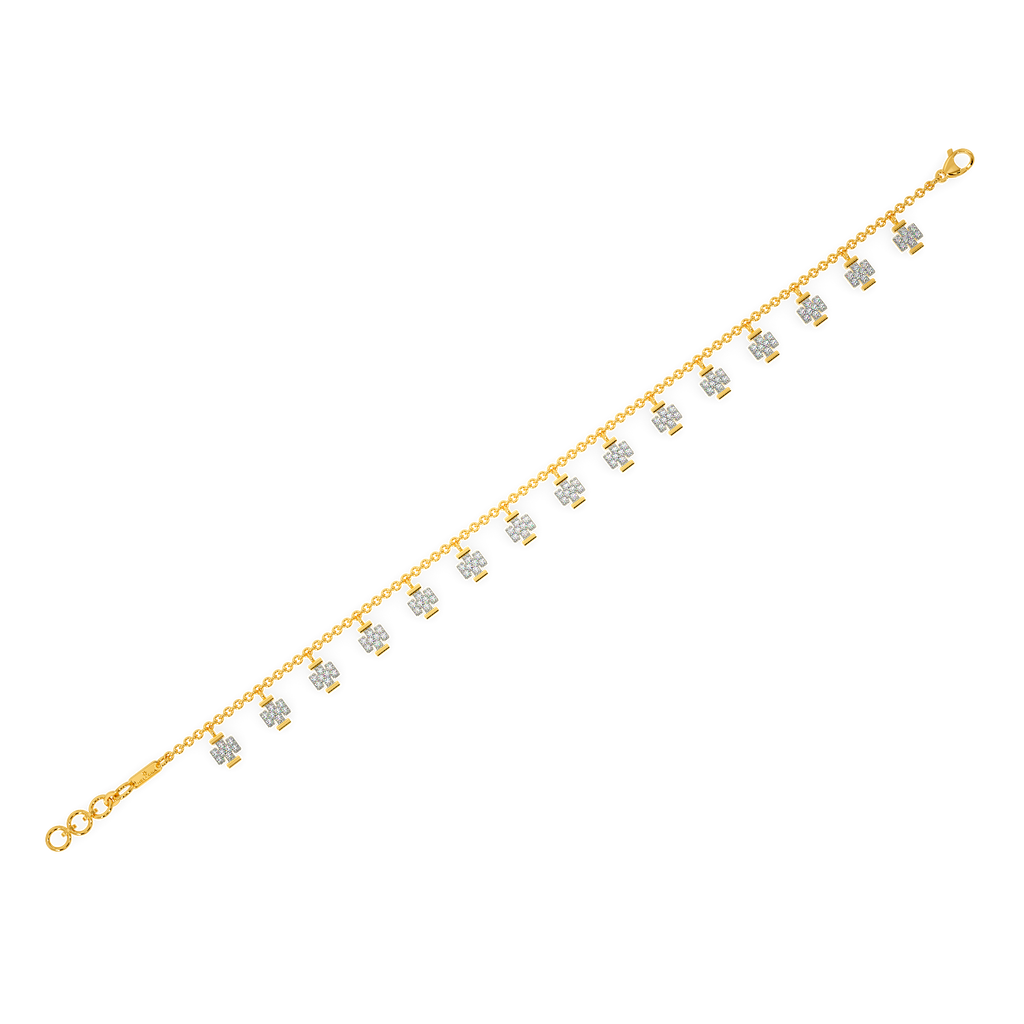 Print Fusion Diamond Bracelets
