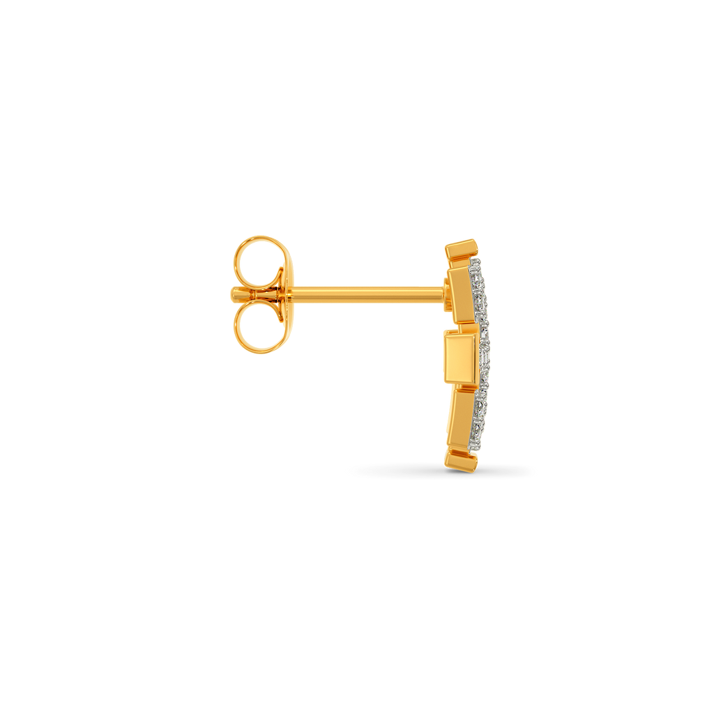 Print Fusion Diamond Earrings