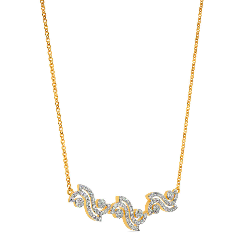 Print Pops Diamond Necklaces