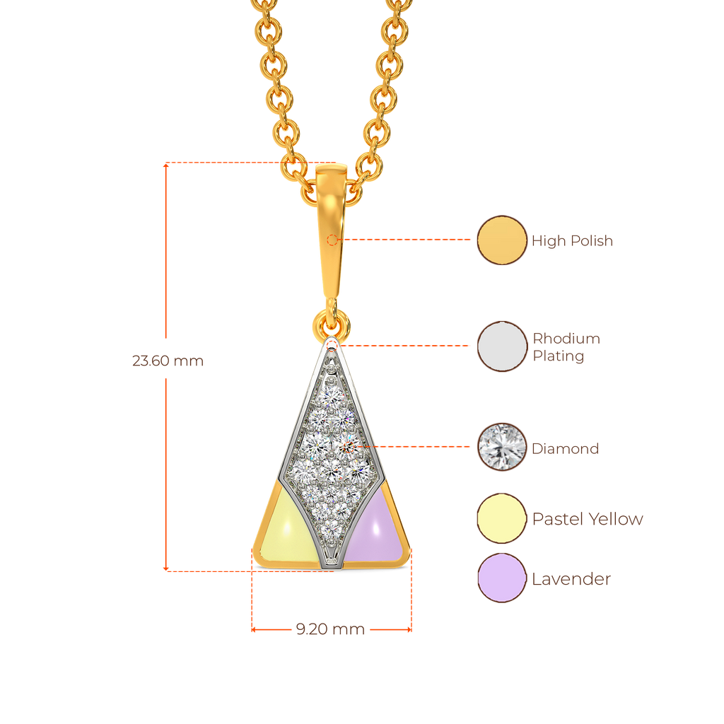 Scoop of Pastel Diamond Pendants