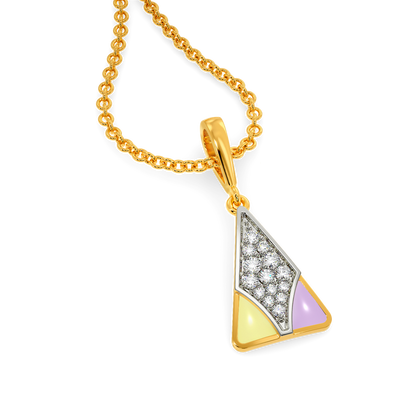 Scoop of Pastel Diamond Pendants