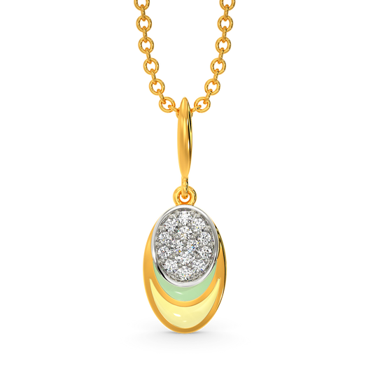 In a Scoop Mood  Diamond Pendants