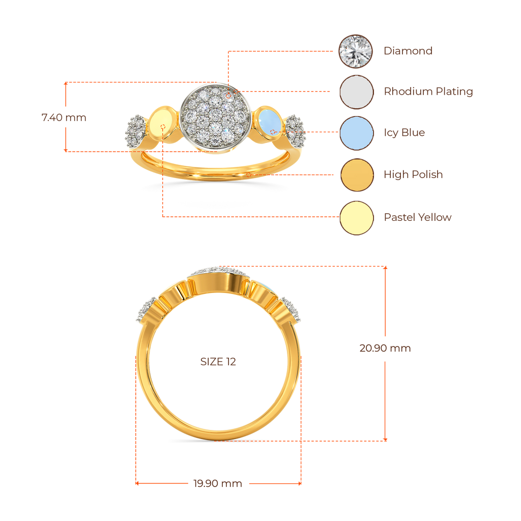 Touch of Sweetness Diamond Rings