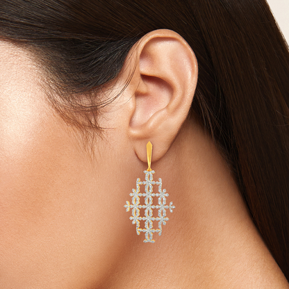 Ultimate Lacework Diamond Earrings