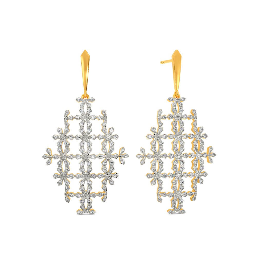 Ultimate Lacework Diamond Earrings