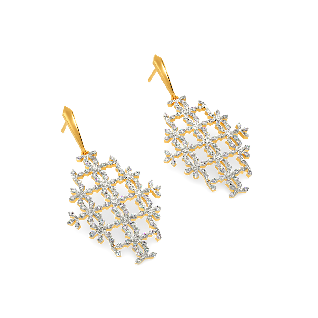 Ultimate Lacework Diamond Earrings