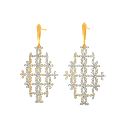 Ultimate Lacework Diamond Earrings