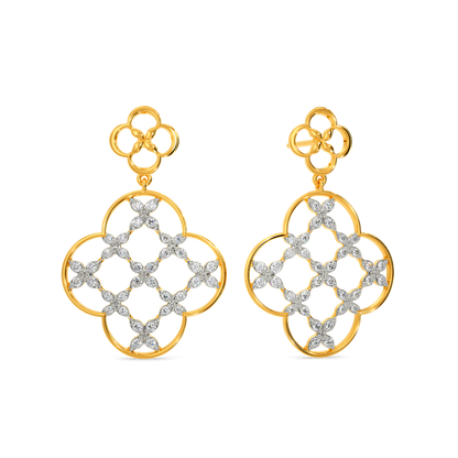 Lace Spark Diamond Earrings