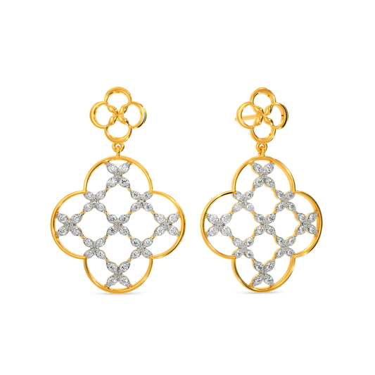 Lace Spark Diamond Earrings