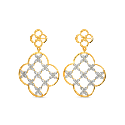 Lace Spark Diamond Earrings