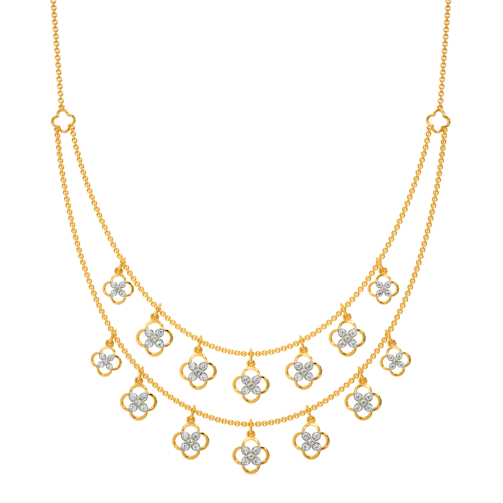 Lace Spark Diamond Necklaces