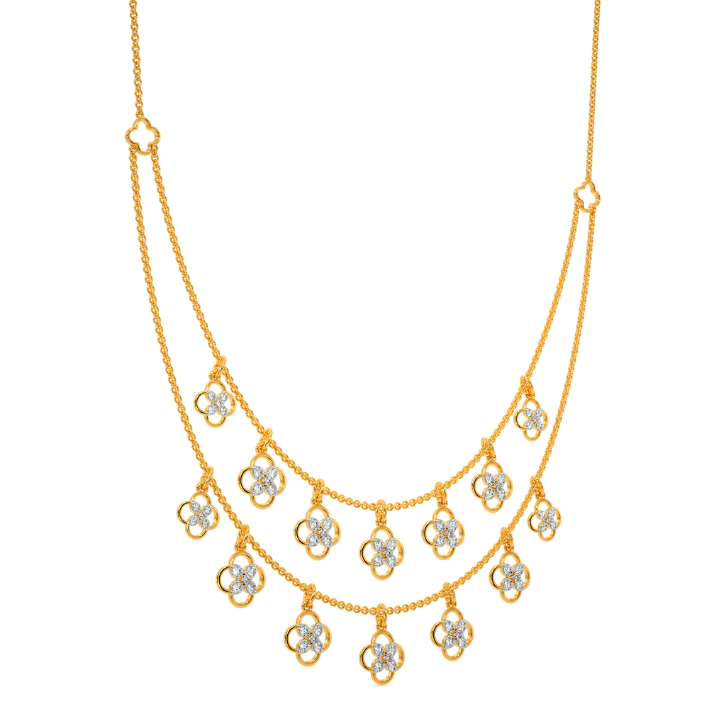 Lace Spark Diamond Necklaces