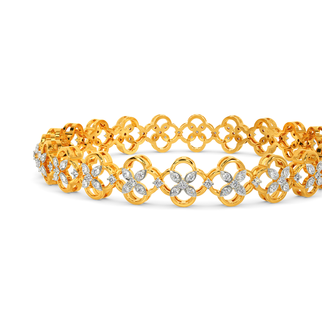 Lace Spark Diamond Bangles