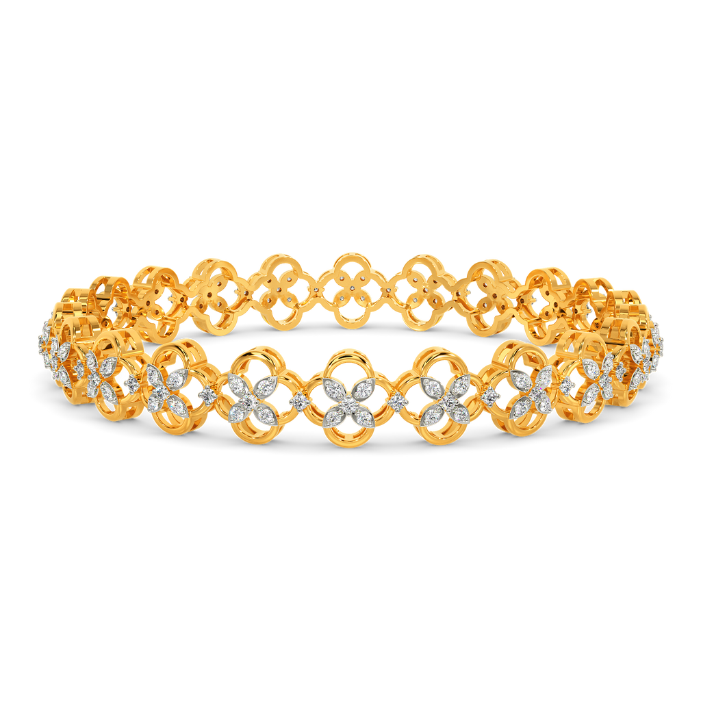 Lace Spark Diamond Bangles
