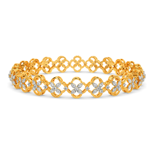 Lace Spark Diamond Bangles
