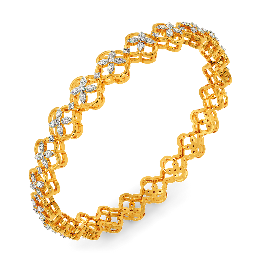 Lace Spark Diamond Bangles