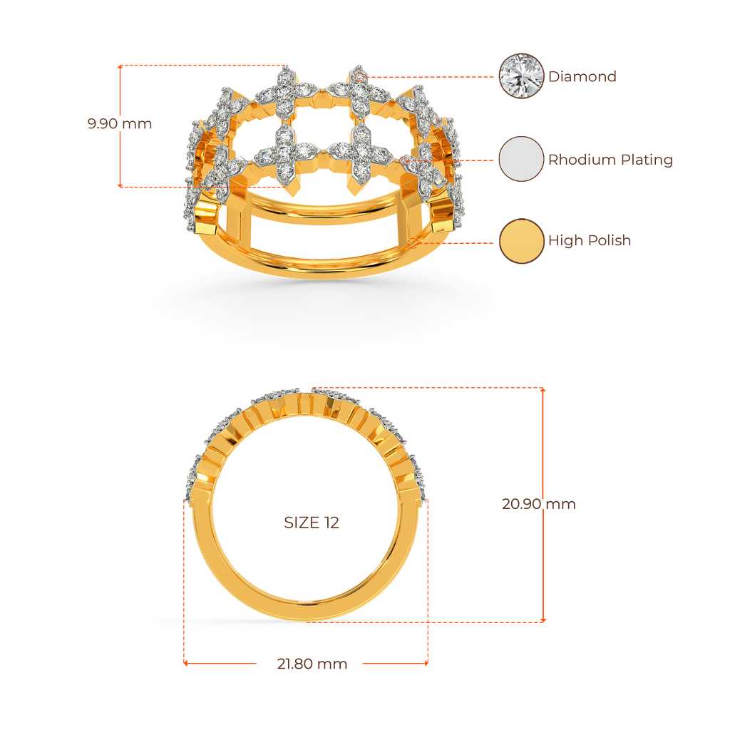 Lace Love Diamond Rings
