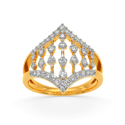 Sheer Lace Diamond Rings