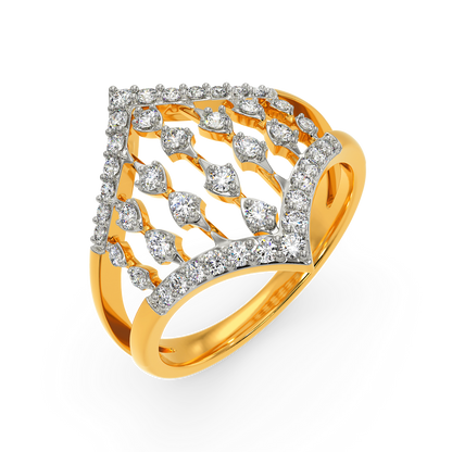 Sheer Lace Diamond Rings