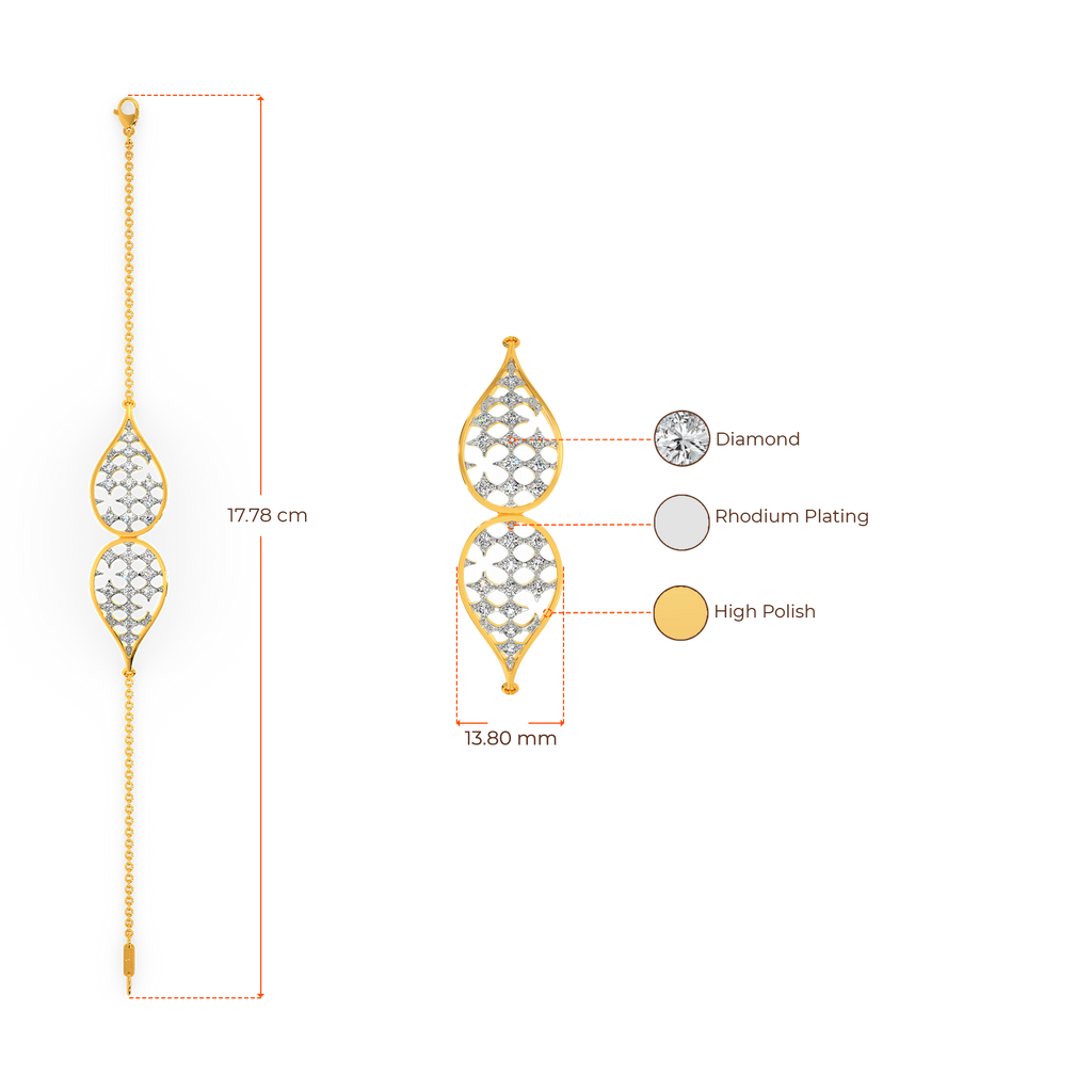 Lave Allure Diamond Bracelets