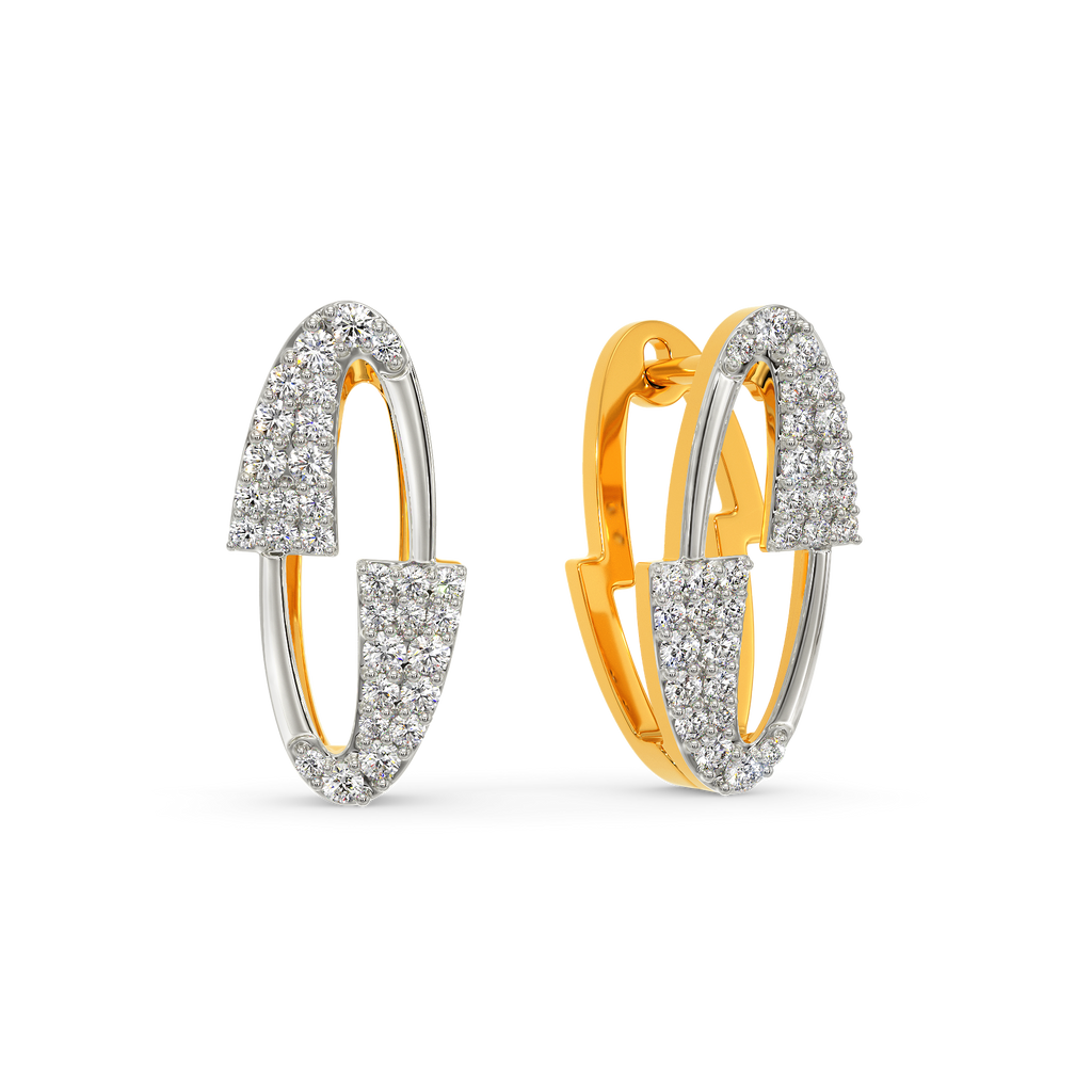 Grey Symphony Diamond Earrings