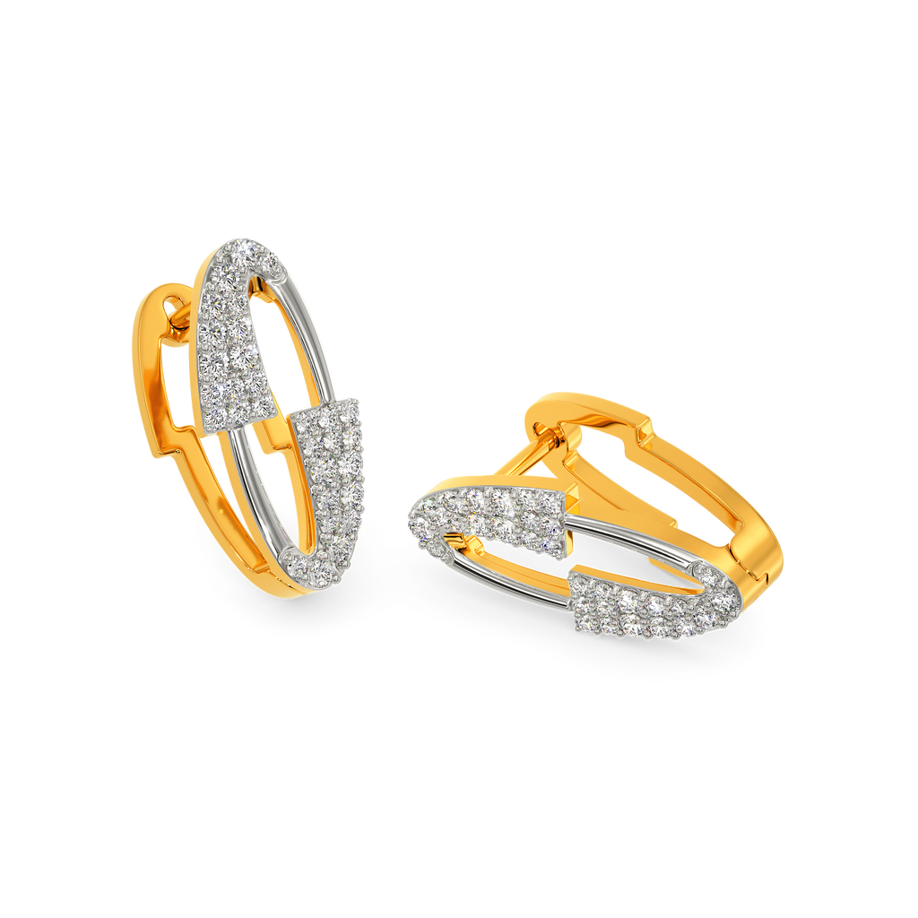 Grey Symphony Diamond Earrings