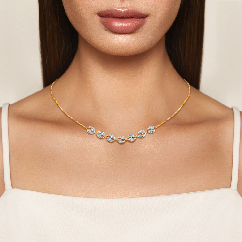 Grey Symphony Diamond Necklaces