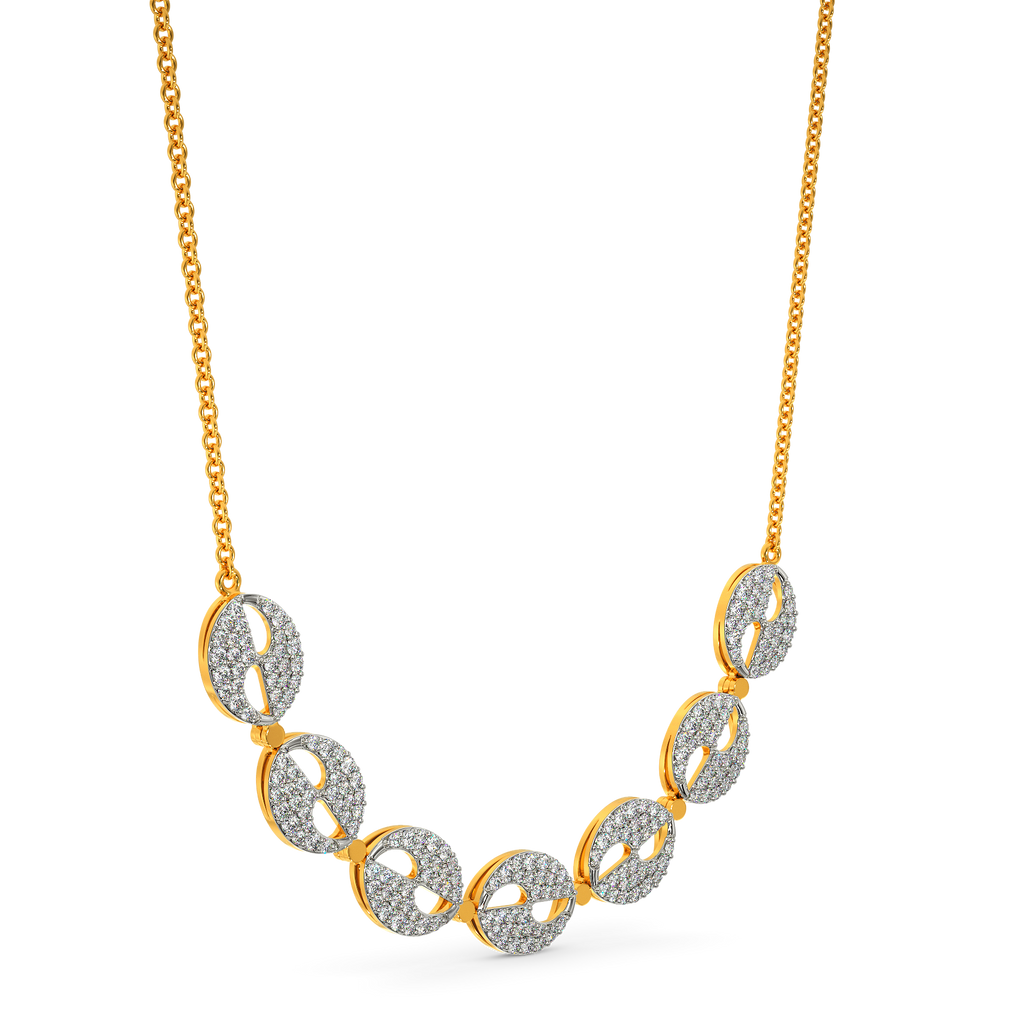 Grey Symphony Diamond Necklaces